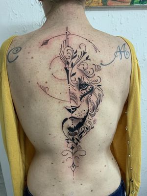Leon mandala 🔥🔥🔥🔥, diseño de tatuador Luciano.
