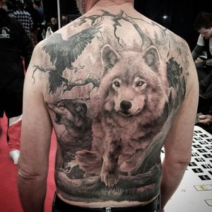 "Leader of the Pack"Full back tattooIg: @ai_tattooEmail: aicustom.art@gmail.com 