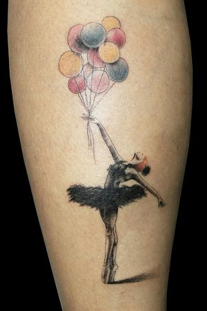 Black swan tattoo