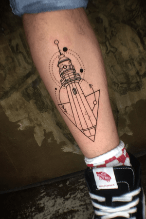 Geo light house on the shin , thanks for looking