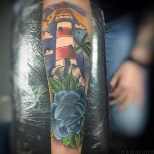 Traditional lighthouse.Covering some old tribal. 