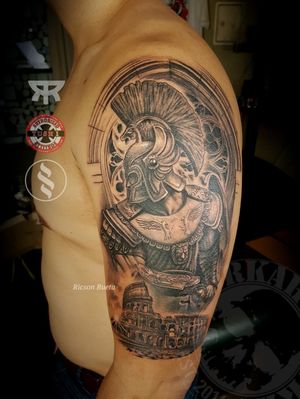WORKAHOLINKS TATTOOUnit 6 Anonas Complex Anonas Rd. Q. C.For inquiries pm or txt to 09173580265.Gladiator concept tattoo.  Guys i will be in singapore on April. See you there.Supplies from #tattoosupershop #metallicagun.Thanks to #kushsmokewear.Inks from#RadiantColorsInk#RADIANTCOLORSINK#RadiantColorsCrew#MyFavoriteWhite#tattooartmagazine #tattoomagazine #inkmaster #inkmag #inkmagazine#HelloDarknessMyOldFriend #RadiantRealBlack #MyFavoriteBlack#originaldesign #tattooartistinqc #tattooartistinmanila #tattooshopinquezoncity #tattooshopinqc #tattooshopinmanilaGood afternoon.