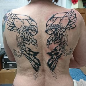 Second stage of Fairy Wing Back piece 