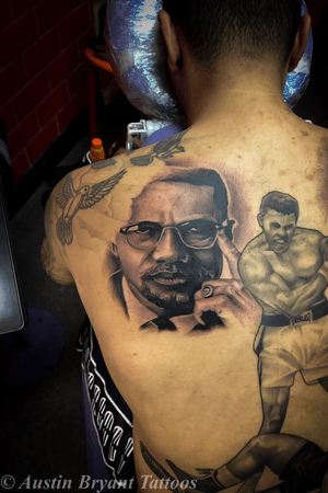 Malcolm X #realism #blackandgrey #tattooartist #MalcolmX #icon 