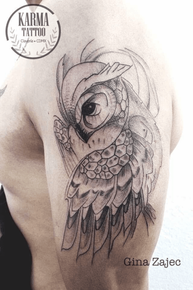 Top 98 about simple owl tattoo super cool  indaotaonec