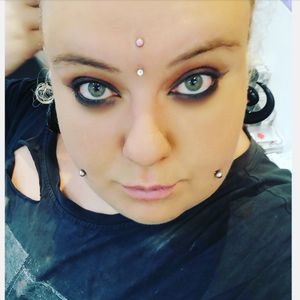 Not your everyday piercings.. But definitely something to consider.. Dimple piercings and bindi piercings/3rd eye come down to cyberskin to get these beautiful piercings.. 