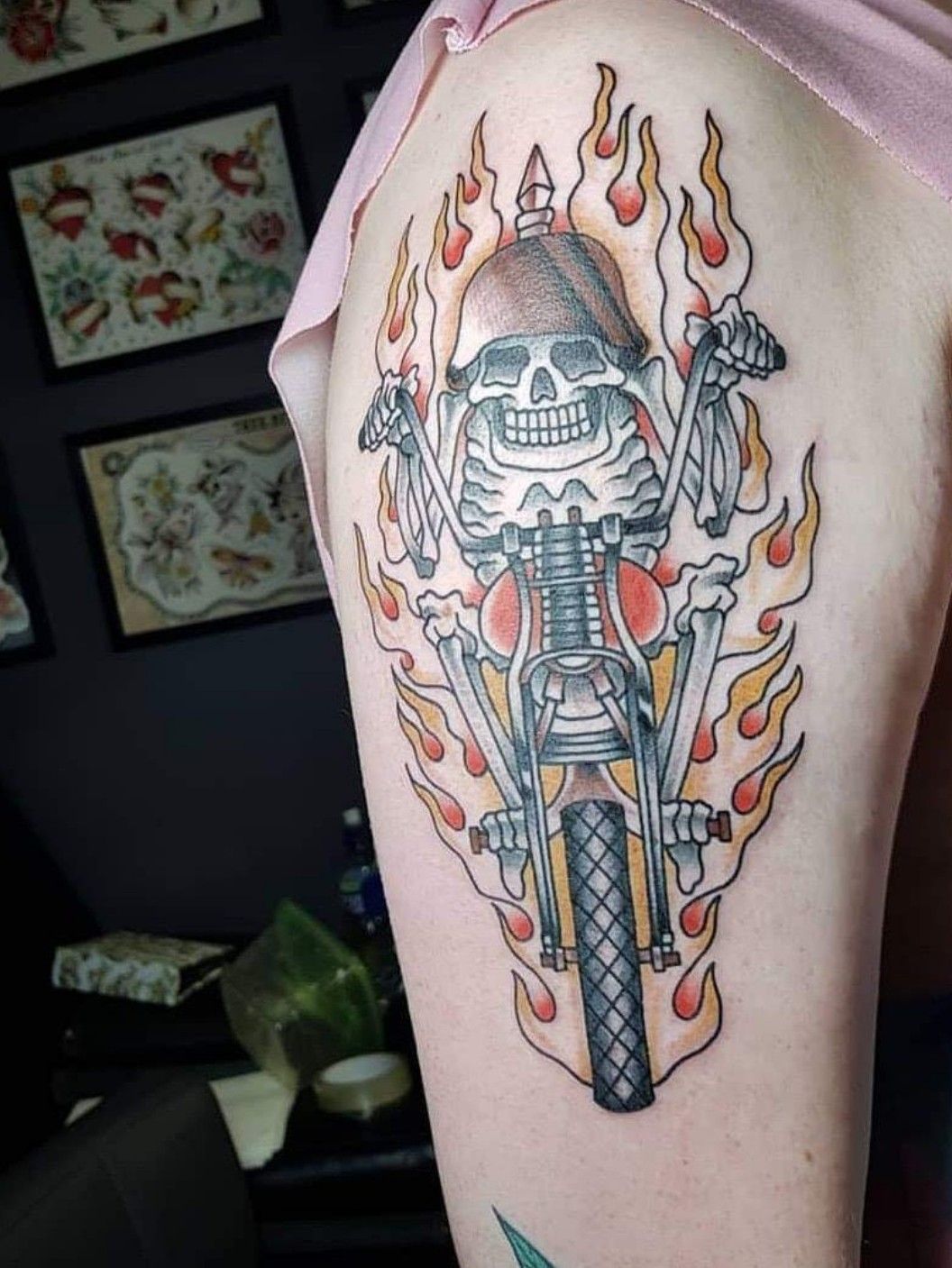 biker in Tattoos  Search in 13M Tattoos Now  Tattoodo