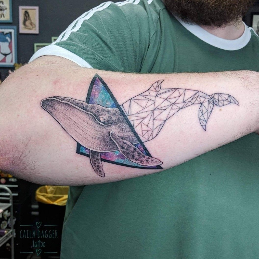 Awesome Tattoo Ideas  Space Whale Tattoo