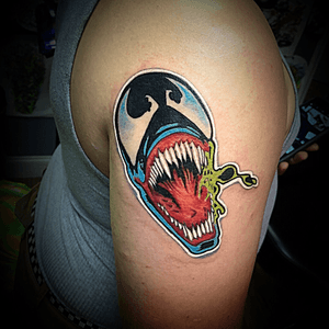 Venom sticker tattoo 