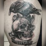 #inkedmuscles #tattooandfitness #bodyandsoul #tattoo #italiantattoer #inked #tattoocare #tattoolife #ink #tattoo #tattoos #tattoodo #coverup #tribute #expendable #crow #skull #cover #black #blackwork 