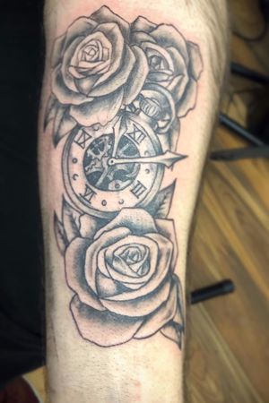 #Flower #Clock #Time #Forearm