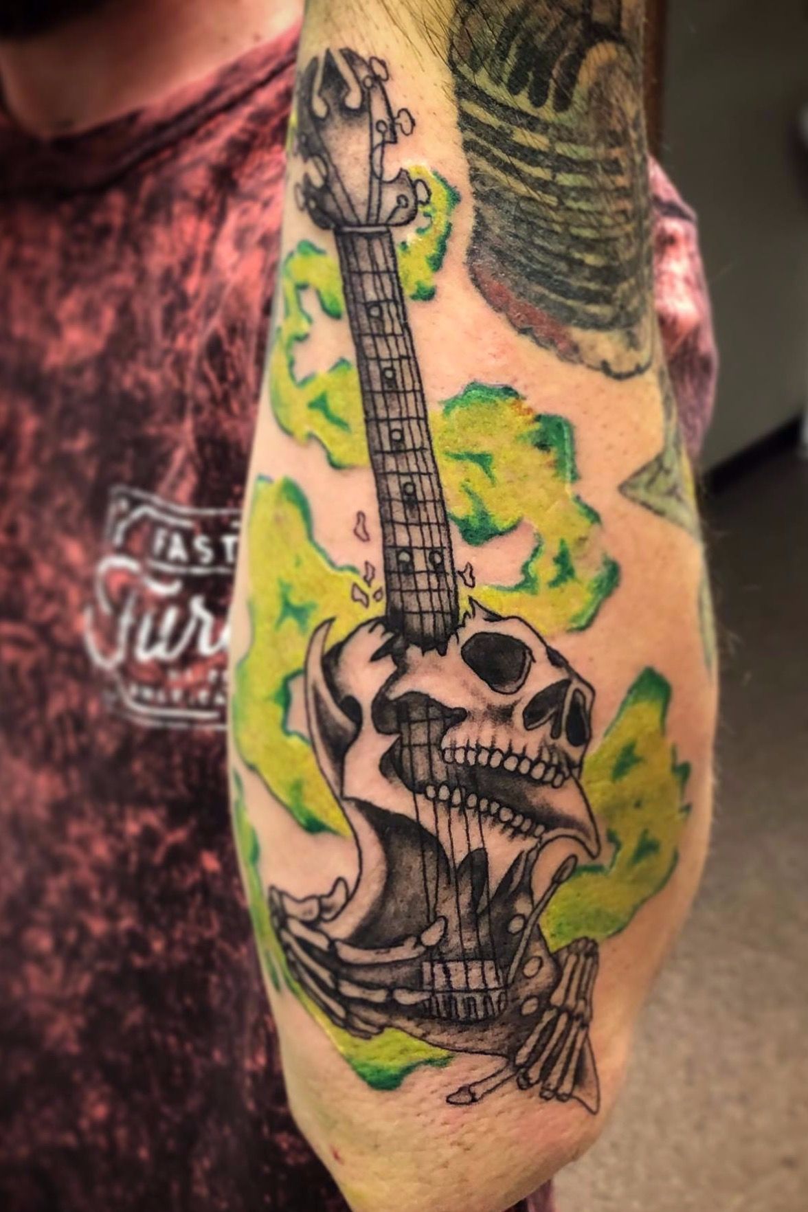 33 Ultimate Guitar Tattoos On Back  Tattoo Designs  TattoosBagcom