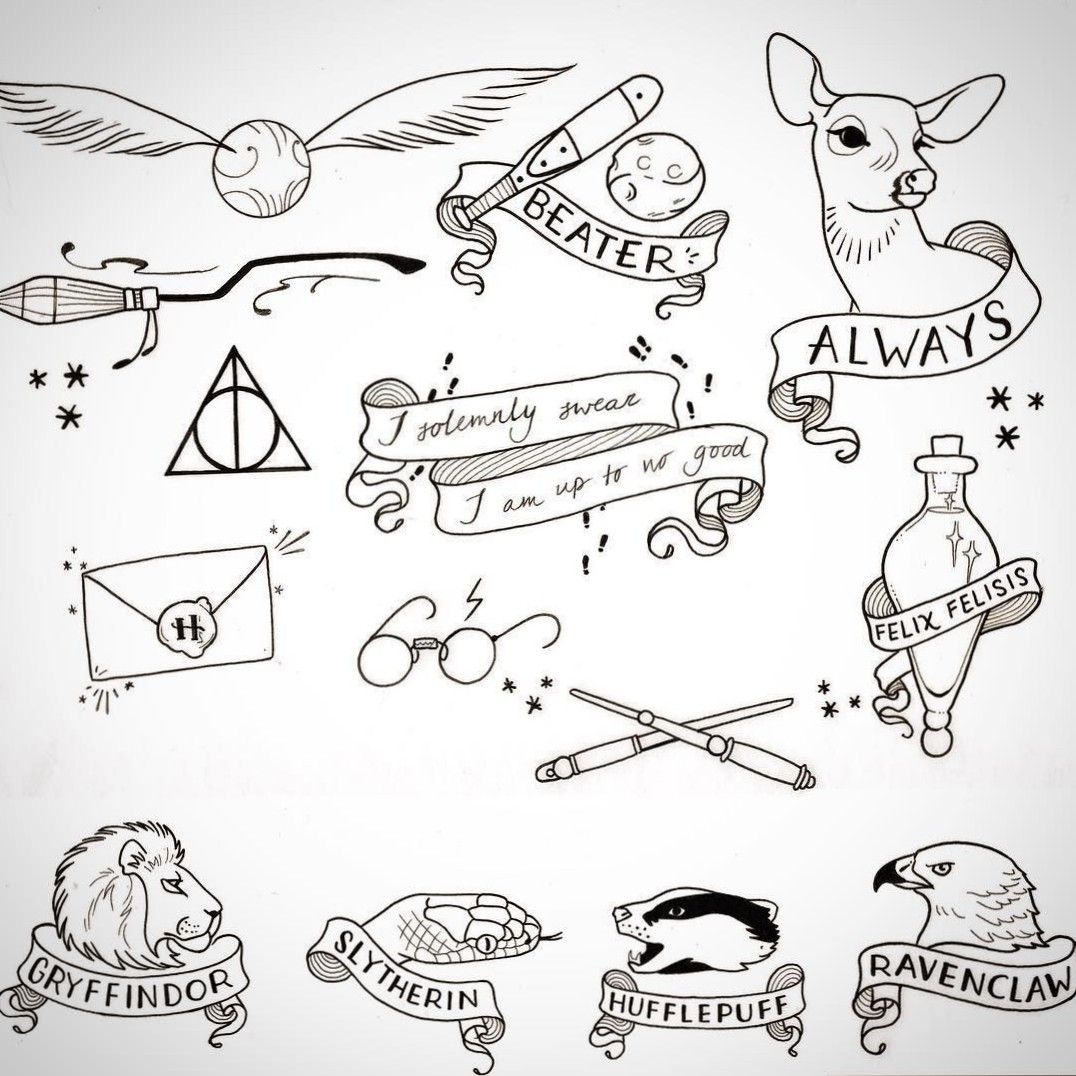 Discover 85 unique small harry potter tattoos best  thtantai2