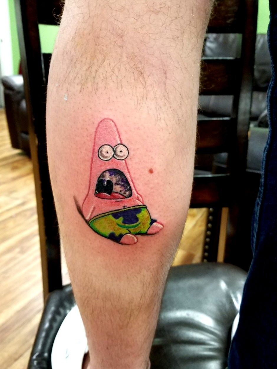 My friend and I got Spongebob and Patrick tattoos  rspongebob