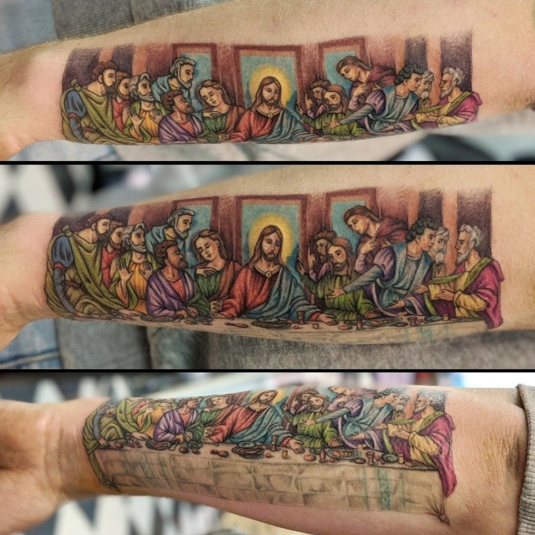 last supper tattoo  design ideas and meaning  WithTattocom