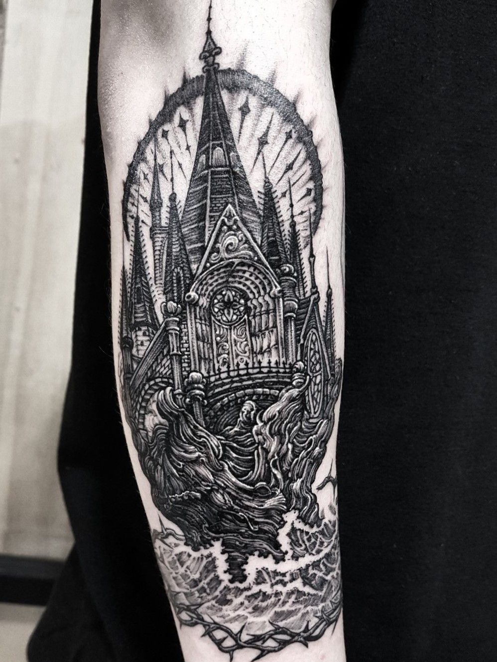 Tattoo uploaded by Ishraki  Dracula castle  Tattoodo