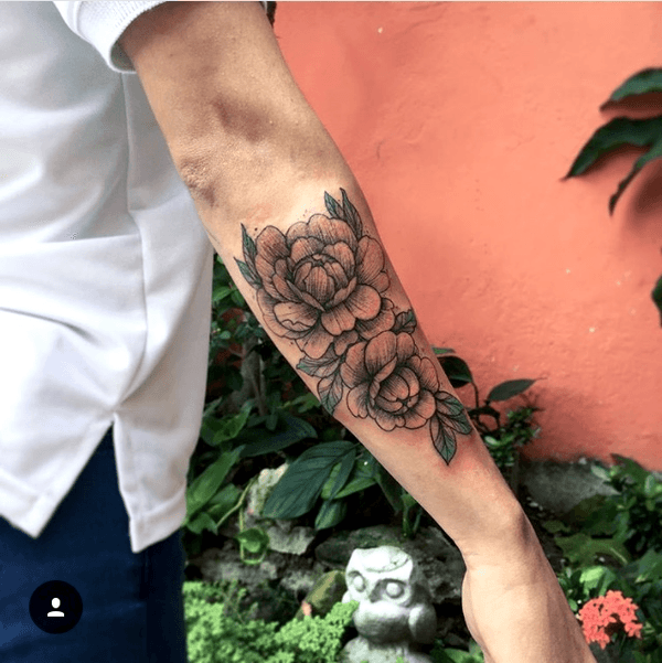 Tattoo from coffee tattoo parlour 