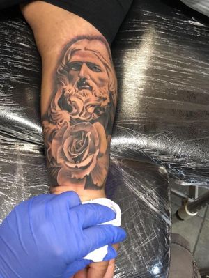 Jesus tattoo by Emilio 