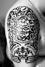 Один сеанс 😎 #tattoo #blackwork #maori  #maoritattoos #татувниколаеве #татуниколаев #полинезиятату #полинезия #polynesia #polynesiantattoo #polinesia #tattoopolinesia  #клиентдоволен