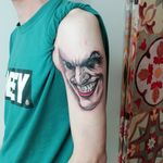 Why so serious? #tattoo #ink #tattooaveiro #tatuagem #tatuagememportugal #symbeos #symbeosrotary #criticalpowersupply #nocturnalink #nocturnalinkset #intenze #kwadroncartridges #Joker #jokertattoo