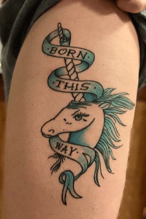Born This Way unicorn inspired by Lady Gaga #bornthisway #unicorn #gaga