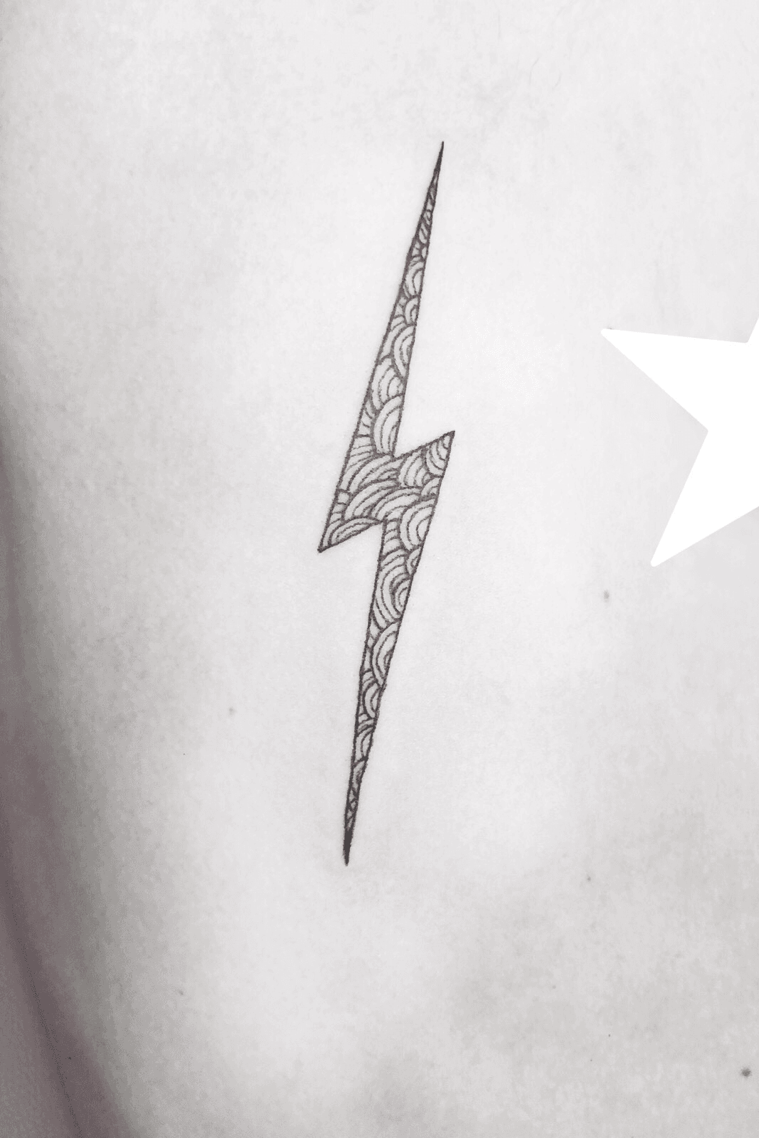 Tattoo uploaded by Hana • Lightning bolt with patterns • Tattoodo