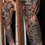 Final session with top part of sleeve ;) Tiger, eye and skull fully healed. I've add more shades to close whole composition ;) #dktattoos #dagmara #kokocinska #coventry #coventrytattoo #coventrytattooartist #coventrytattoostudio #emeraldink #emeraldinkltd #dagmarakokocinska #sleeve #sleevetattoo #tiger #tigertattoo #skull #skulltattoo #blackandgraytattoo #blackandgraytattoos #tattoo #tattoos #tattooideas #tatt #tattooist #tattooshop #tattooedman #tattooforman #killerbee #immortalinnovations #sabre #pantheraink