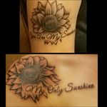 Tattoo with my mom. Hers is the top and mine is the bottom picture.