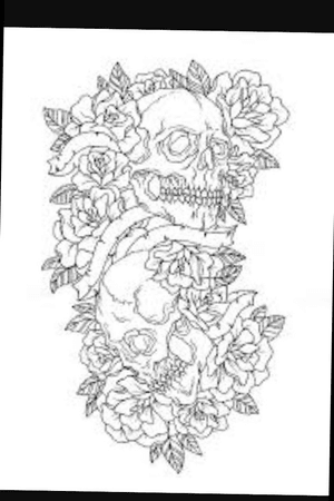 I want something like this from mid rib to mid thigh on my right side. I wanted a skeleton pocket watch with a skull surrounded by roses. And I want it in color. This is a future tattoo (6 months to a year)