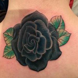 Rose cover up by Chris Torres#rosetattoo#custom#roses#tattoosforwomen#coverup#blackrose