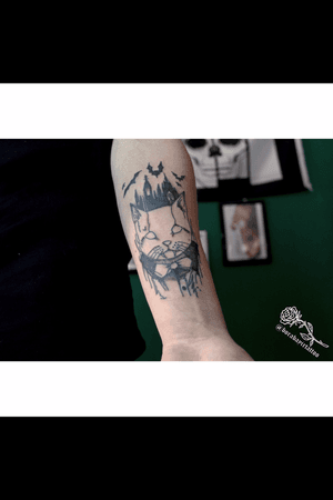 🦇 #dracula #tattoo2me #inked #inkedup #art #vampire #vampiretattoo 