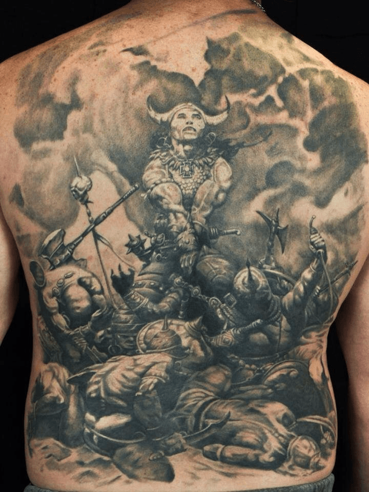 Conan the Barbarian tattoo by Victor Zetall  Photo 22076