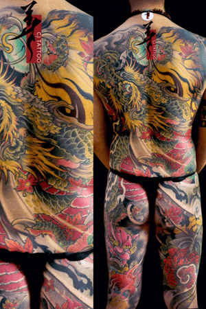 Dragon back piece by CJ.  #newyorktattoo #newyorktattooartist #nyctattoos #nyctattooist #nyctattoo #NEWYORK #skinartmag #nyctattooer #tattoos #tat #inked #tattooed #tattoist #cjtattoo #njtattoo #tatted #instatattoo #bodyart #NYC #tats #dragontattoo#inkedup #japanesetattoo #tattoodo  #nytattoo #backpiece 
