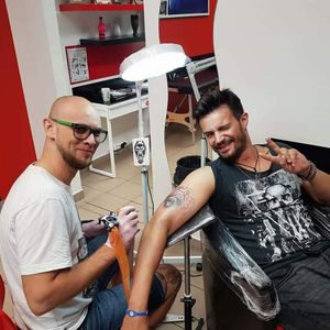 Sasha Garbuz and Mikolaj Krawczyk#Tooth_ink #toothinktattoo #dotworktattoo #dotwork #3Rl #graphictattoo #graphic #art #tattoo #tattooink #tattooart #blackandwhite #blackandgrey #tattooist #tattooartist #tattooworkers #tattooed #tattoomodel #tattoogdansk #gdansk #polandtattoos #Poland #Iceland #norway