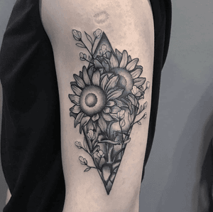 #sunflower #tattoo by Jio 