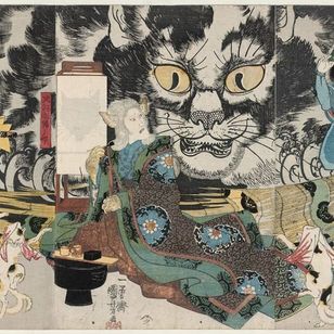 Artwork by Utagawa Kuniyoshi #eroguro #erogurotattoo #Eroguronansensu #Japanese #Japanesetattoo #anime #manga #illustrative #graphicart #comicbook #comicart #linework