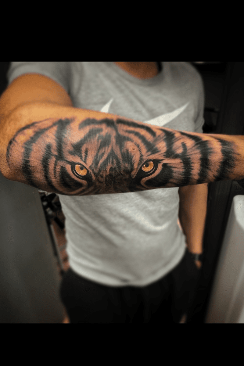 panther eyes tattoo