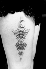 Nice Bee with lotus 