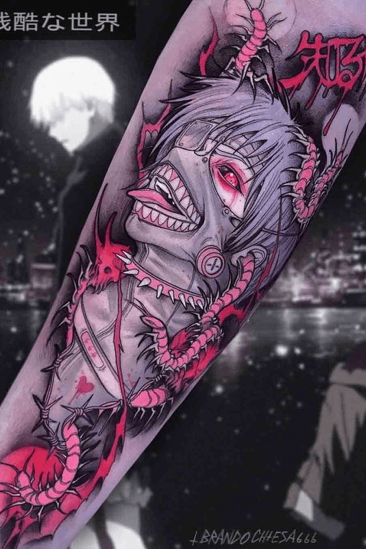 Stickypop  Spider Lily in reference to Tokyo Ghoul also for Becca  yesterday Thanks dude tokyoghoul tokyoghoultattoo spiderlily  spiderlilytattoo flower flowertattoo tattoo  Facebook  StickypopTokyo TokyoGhoulBeccareferenceLily