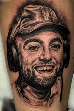 Mac Miller #rapper #tattoo #tattooartist #blac #blackandgrey #realism #macmiller #tattoos #ink #artist #music 