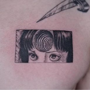 Tattoo by alison z aka al tattooer #AlisonZ #AlTattooer #eroguro #erogurotattoo #Eroguronansensu #Japanese #Japanesetattoo #anime #manga #illustrative #graphicart #comicbook #comicart #linework