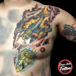 #tattooart #tattooartist #airplane #bomb #color #newschool #colortattoo #ww2 #junkers #stuka