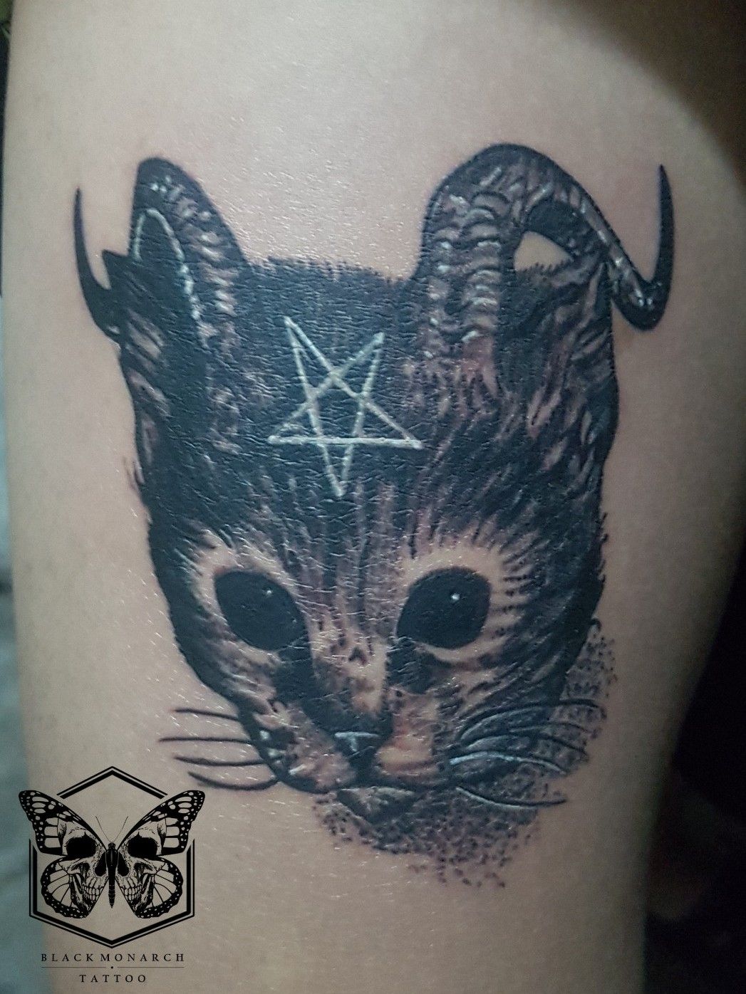 Demon cats tattoo designs done by me  rDarkGothicArt