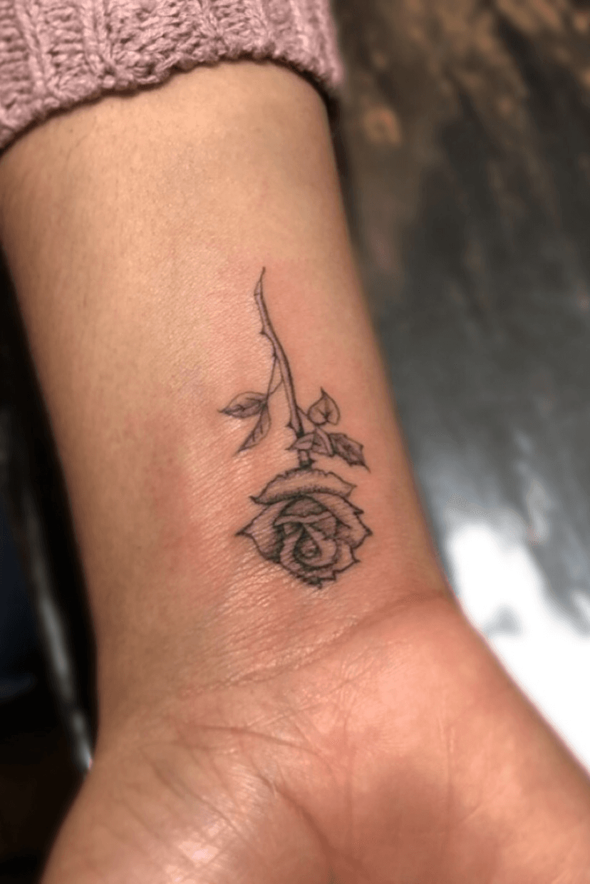23 Chic Small Rose Tattoos for Women  StayGlam