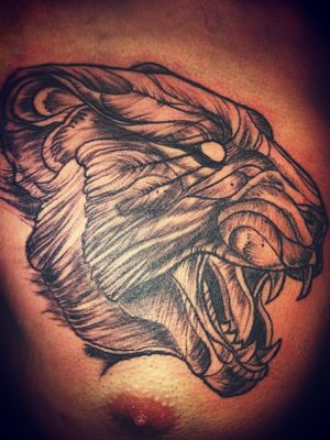 #panther #panthertattoo #chest 
