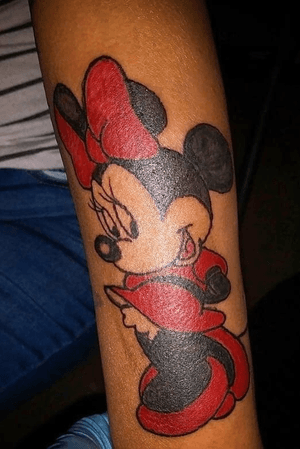 Minnie Mouse Tattoo I did #InkJunkiez 💉💉💉Dallas Texas Booking 9723020685