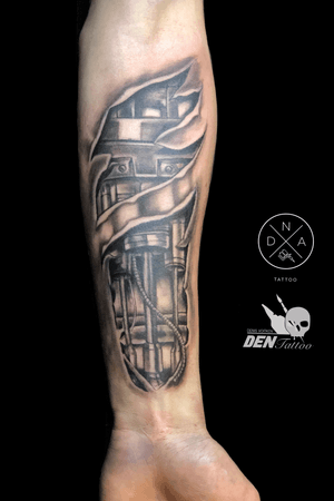 #biomechanical #biomech #blackandgrey #tattooartist #tattooart #tattoogdansk #gdansktattoo