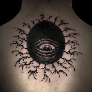 Tatuaje de Bang Ganji #BangGanji #darkarttattoos #darkart #ilustrativo #horror # dark # demons # devils # ghosts # evil # eye