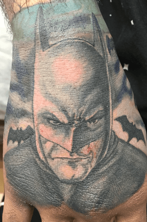 Batman hand tattoo!
