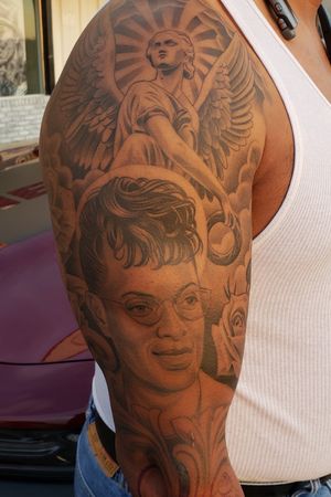 Healed work done by artist Elias Mora at Arte Tattoo Studios located in Gainesville Georgia! 